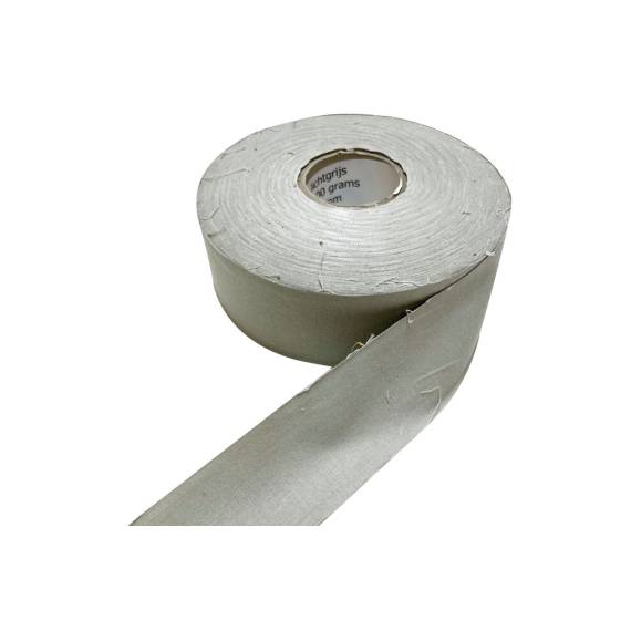 Zeltstoffband, 200 Gr/M², Baumwolle 50 mm, Leichtgrau