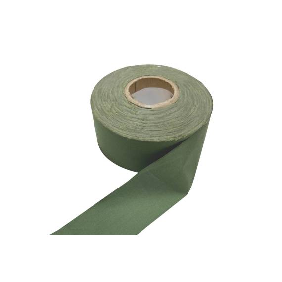 Zeltstoffband, 150 Gr/M², Baumwolle 50 mm, Moosgrün