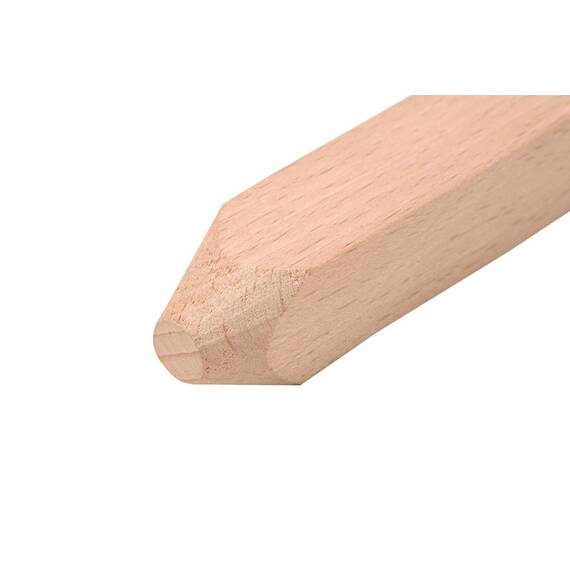 Zelthering Solid, 40 cm holz, extra dick und mit abgerundeter Spitze
