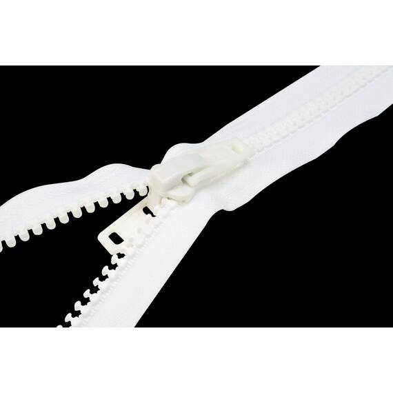 YKK VISLON Profilreißverschlüsse 10 mm 10V teilbar weiß, 250 cm