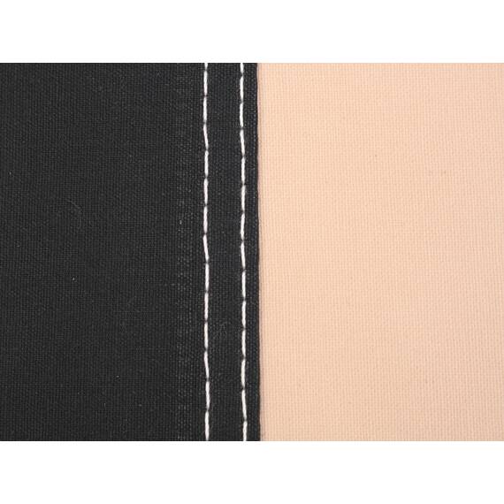 Beige tent met zwart front