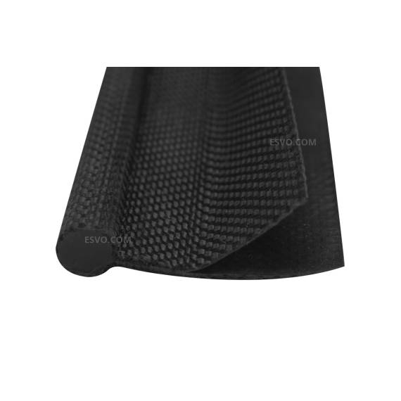 Caravanpees, voortentpees 5 mm met dubbele vlag, zwart