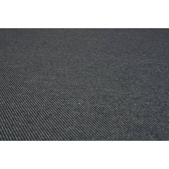 Persenningstoff charcoal pique premium Qualität Bootsverdeckstoff Docril 153 cm, Pique Black N 00114