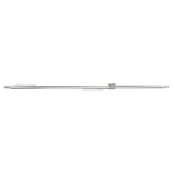 ESVO Teleskopierbare Aluminium Firststab 25/22 mm 95 - 170 cm, 2 teilig