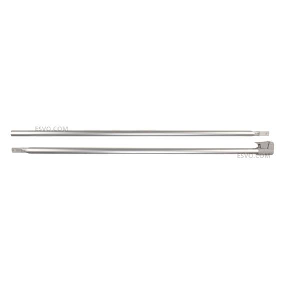 ESVO verstelbare aluminium nokstok 25/22 mm 95 - 170 cm, 2-delig