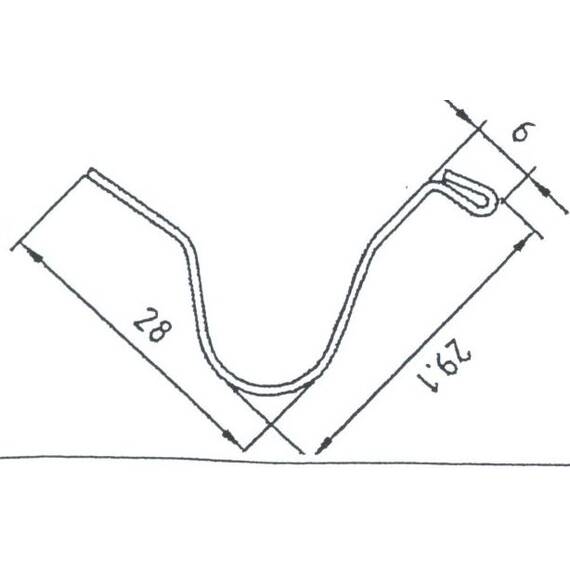 Stativklemmfeder 32 mm