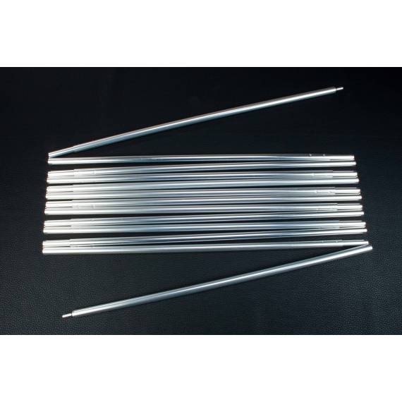 Bogengestänge flexibel Aluminium 650 cm