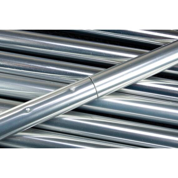 Bogengestänge flexibel Aluminium 650 cm