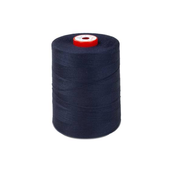 AMANN Nähgarn 50 wasserabweisend 5000 Meter Dunkelblau, 5-PACK
