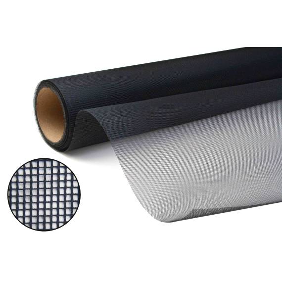 Moskitonetz Meterware, Mückennetz, schwarz, 150 cm