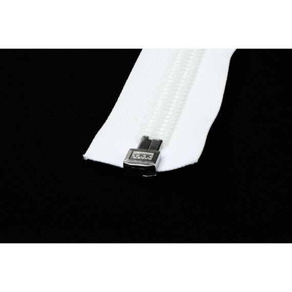 YKK Reißverschlüsse 10 mm teilbar weiß, 450 cm