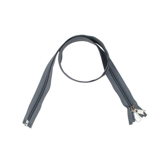 YKK Reißverschlüsse 10 mm teilbar grau, 600 cm