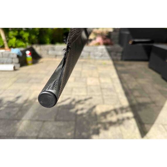 Sonnenschutz ESVO Volant Deluxe 350 Gr/M² 140 cm, schwarz