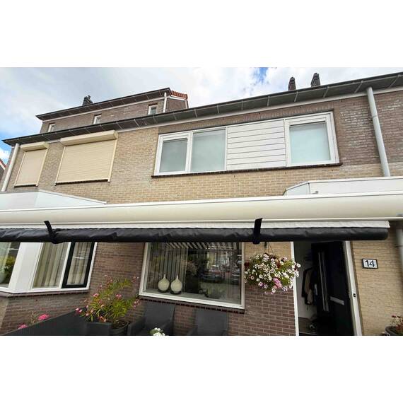 Sonnenschutz ESVO Volant 350 Gr/M² 75 cm, schwarz