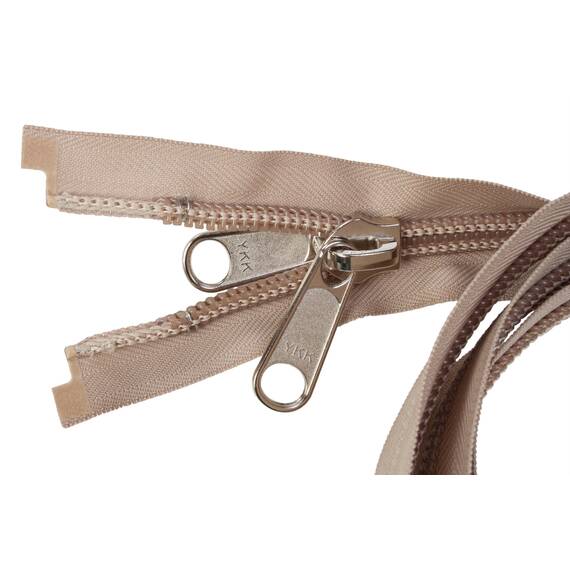 YKK Reißverschlüsse 10 mm teilbar sand, 450 cm