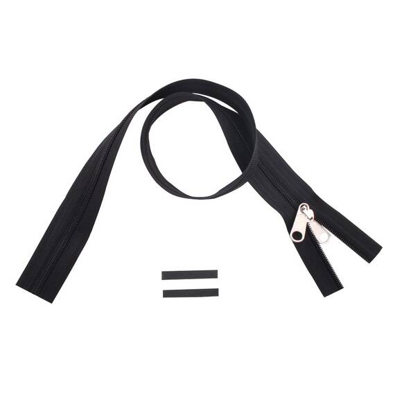 YKK Reißverschlüsse 6 mm nicht teilbar schwarz