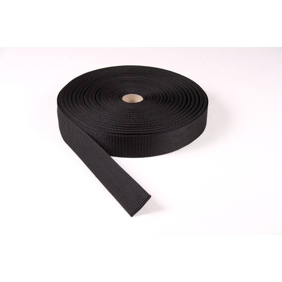 Gespenband 40 mm PP zwart
