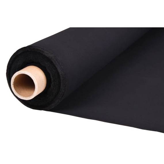 Zeltstoff Baumwolle 310 Gr/M² 160 cm, KD-48 schwarz 27150