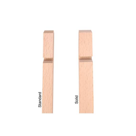 Zelthering Solid, 40 cm holz, extra dick und mit abgerundeter Spitze [CLONE]