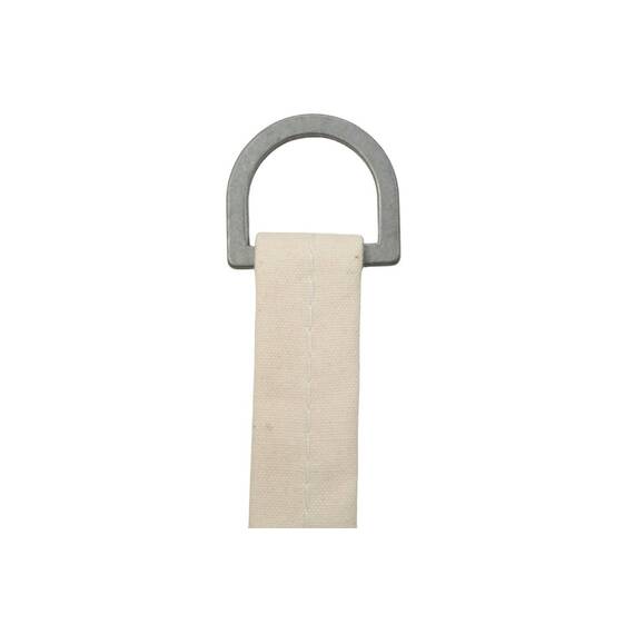 Schlaufenband, Zeltstoff, 200 Gr/M², Baumwolle 20 mm, ecru