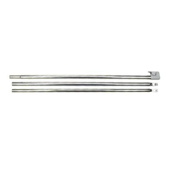 ESVO Teleskopierbare Firststab 22/19 mm, 3 teilig 160-225 cm + Powergrip