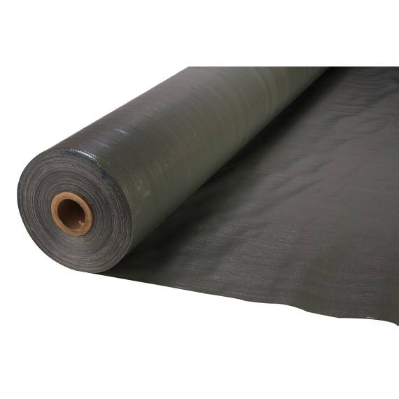 Afdekzeil 220 gram. U.V.-bestendig grijs 200 cm