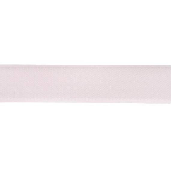 Klettband 25 mm weiß, harte Seite, Haken