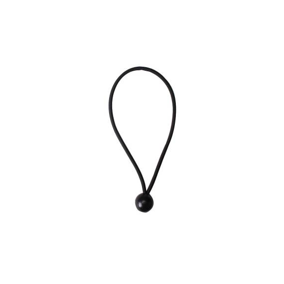 Koordelastiek 6 mm met knop