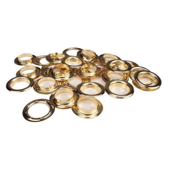 Set van 25 ESVO zeilringen Ø 40 mm messing