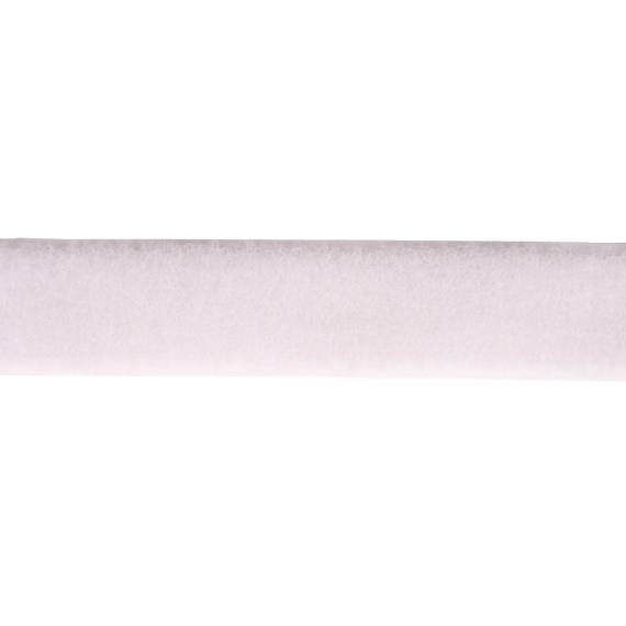 Klettband 20 mm weiß selbstklebend, weiche Seite, Flausch