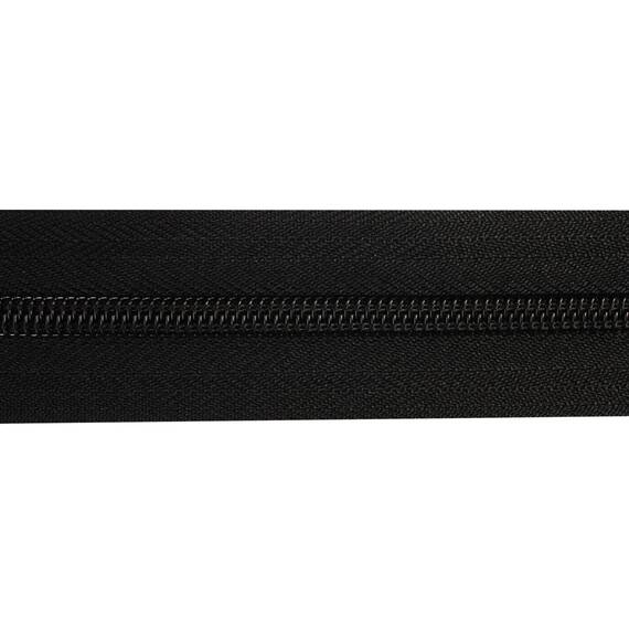 YKK Reißverschlüsse 5 mm nicht teilbar O-form schwarz