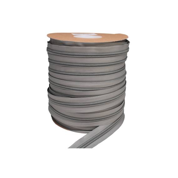 ESVO Reißverschlussband 10 mm nicht teilbar, grau