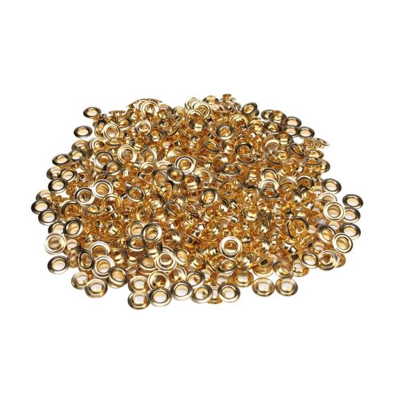 Satz ESVO Ösen Ø 10 mm messing, 500 Stück