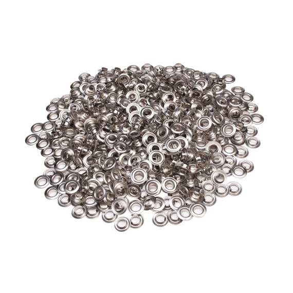 Satz ESVO Ösen Ø 10 mm vernickelt, 500 Stück