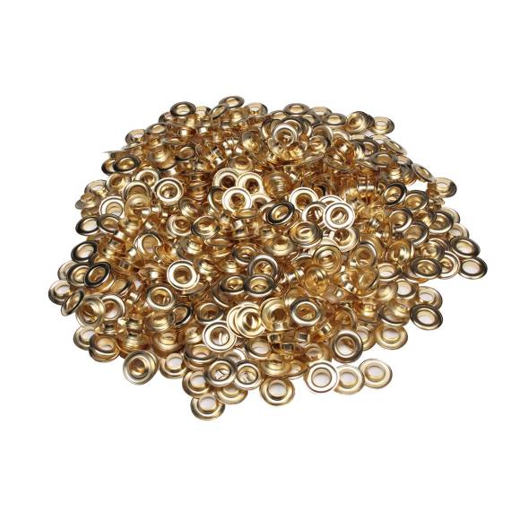 Satz ESVO Ösen Ø 12 mm messing, 500 Stück