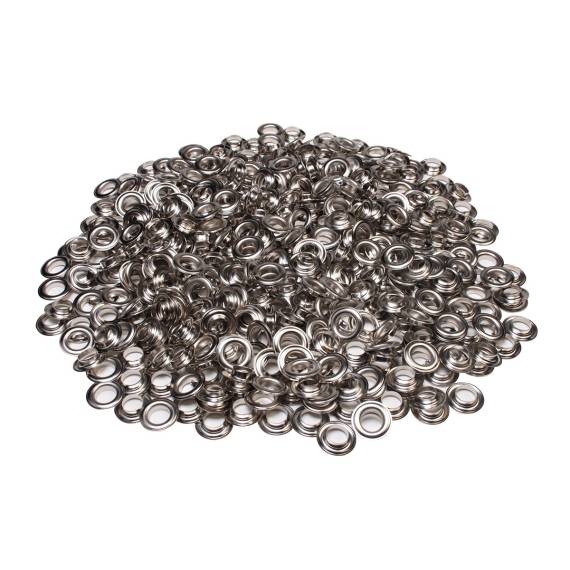 Satz ESVO Ösen Ø 16 mm vernickelt, 500 Stück