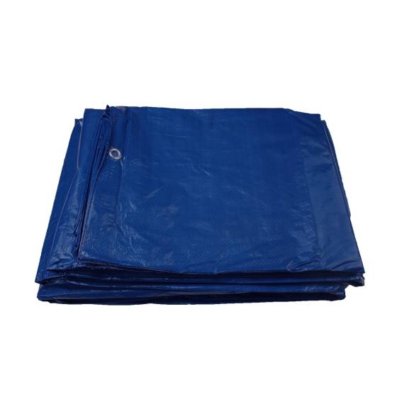 Gewebeplane mit Ösen, blau, 300 x 400 cm, 100, wasserdicht