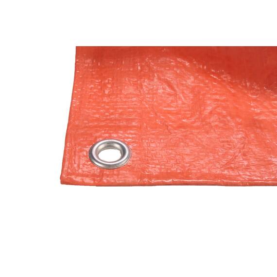Gewebeplane mit Ösen, orange, 600 x 800 cm, 100, wasserdicht