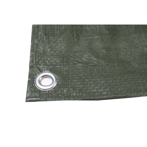Gewebeplane mit Ösen, grün, 600 x 800 cm, 100, wasserdicht