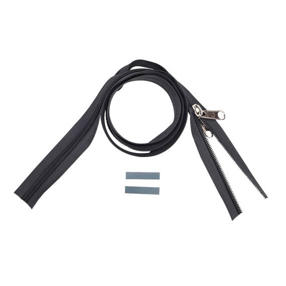 ESVO Reißverschlüsse 10 mm nicht teilbar, grau