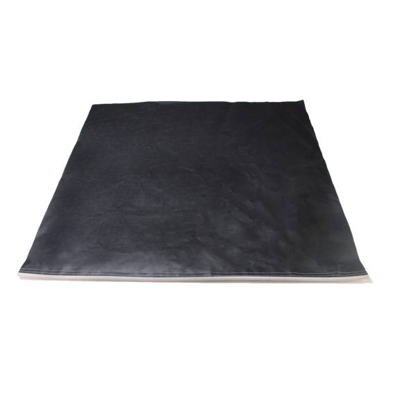 Radkastenabdeckung schwarz 80 cm