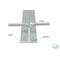 T-Hering, 50 cm x 3 mm, Vollstahl, verzinkt, 50-PACK