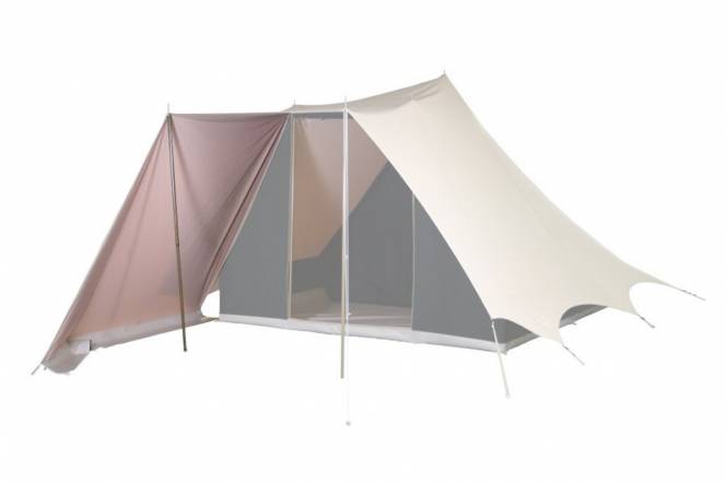 Bedouin 340 Satz Seitenschirme beige