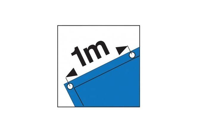 PVC Gewebeplane, 200 x 300 cm, aus schwerem, verstärktem PVC, 600 Gramm, green
