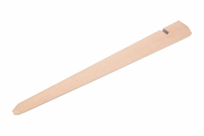 Zelthering Solid, 40 cm holz, extra dick und mit abgerundeter Spitze