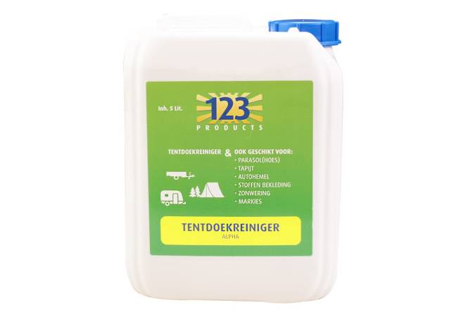 123 Products Alpha Zeltstoffreiniger, 5 Liter
