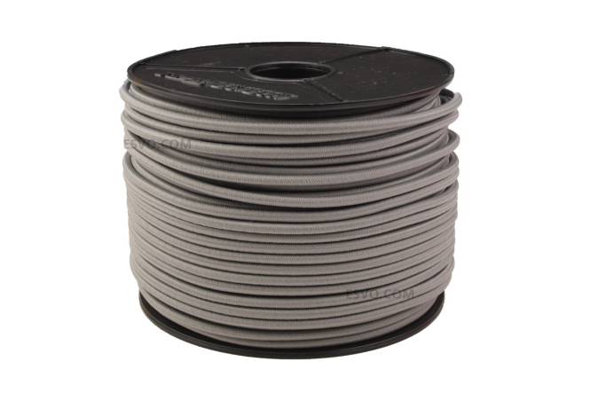 Gummi Kabel 6 mm, grau
