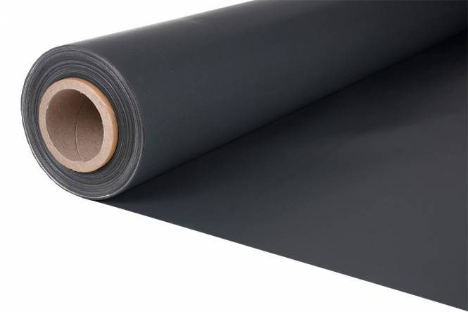 Verstärktes PVC für Abdeckplane und mehr, grau anthrazit 650 Gr./M²