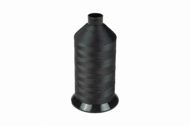 AMANN Outdoor-Pro Nähgarn polyester wasserabweisend, dicke 40, 5500 meter, anthrazit, 4-PACK