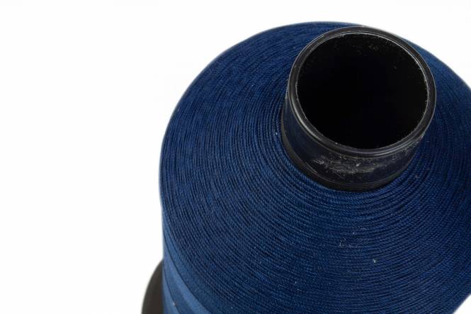 AMANN Outdoor-Pro Nähgarn polyester wasserabweisend, dicke 40, 5500 meter, dunkelblau, 4-PACK